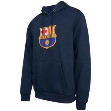 Imagem de Blusa Moletom Barcelona Azul Masculino-Masculino