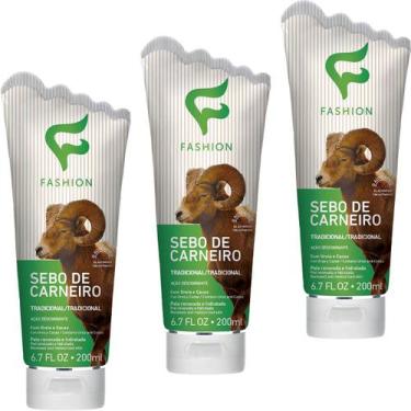 Imagem de Creme Hidratante Tradicional Fashion Sebo de Carneiro Bisnaga 200ml Ki