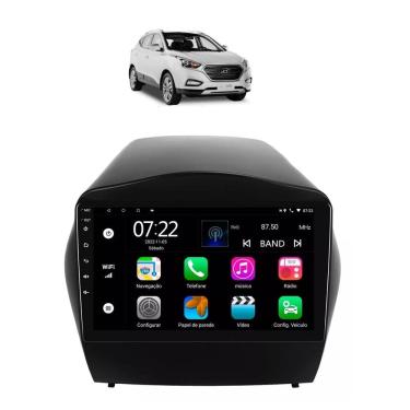 Imagem de Kit Multimídia IX35 GLS 2010 / 2023 9 Pol Android Carplay Gps 2/32GB - 915BR ROADSTAR