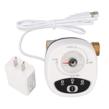 Imagem de WENGART Válvula Inteligente, USB5VDC, Aplicativo eWeLink, 2,4 GHZ, Controle de Água e Gás Elétrico, Compatível com Alexa e Google Assistant (DN15)