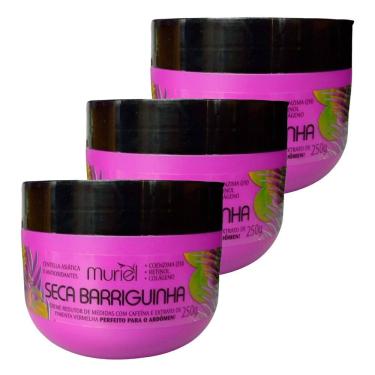 Imagem de Kit 3 und Creme Redutor De Medida Seca Barriguinha 250G