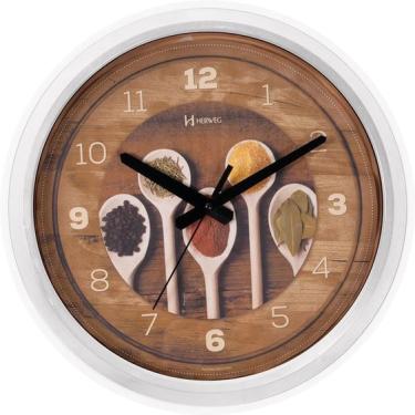 Imagem de Relógio Parede Herweg 660006 242 Cozinha Branco 37cm
