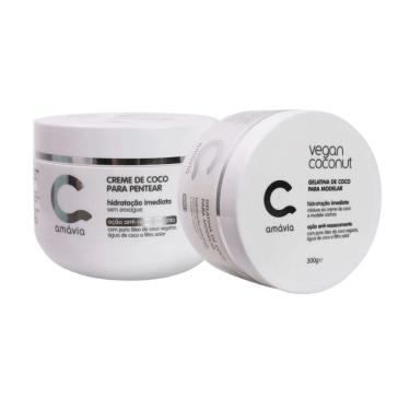 Imagem de Combo creme de coco + gelatina modeladora vegan coconut