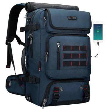 Imagem de Mochila de viagem WITZMAN B682 azul de nylon para homens 20,5 x 12,6 x 7,5 cm