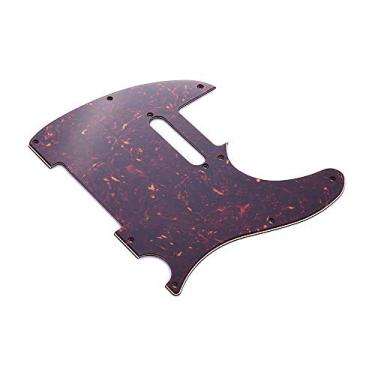Imagem de Pickguard de Guitarra Elétrica, Substituição de Protetores de Picareta para Guitarras Elétricas Estilo Telecaster, Com Película Protetora na Parte Superior (Tartaruga Marrom)