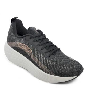 Imagem de Tênis Olympikus Esportivo Corrida Feminino Purpura Preto