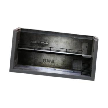 Imagem de Dynwave 1/64 escala modelo de exibição de carros organizador de pó de brinquedo de pó de armazenamento de photo de armazenamento de carro colecionável Garage