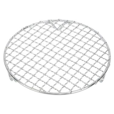 Imagem de Rack de Churrasqueira de Aço Inoxidável 304 de 18 Cm - Rack de de Malha para Fritadeiras, Grelha de Carbono e Assar - Perfeito para Carne, Vegetais e Peixe