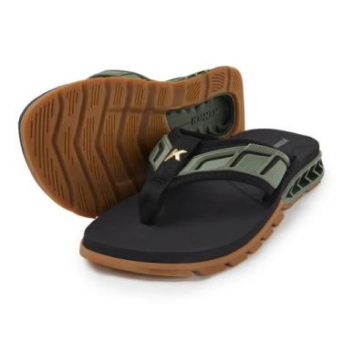 Imagem de Chinelo Sandalia Kenner Rakka Full Force L7 Cores Modelos, Verde milit