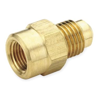 Imagem de Parker Conector fêmea, alargador x tipo de conexão FNPT, tamanho do tubo 3/8", 10PK 46F-6-2 - 1 cada