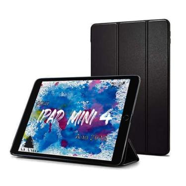 Imagem de Capa Tablet Ipad Mini 4 HMaston Case Magnética Smart Cover Traseira Preta