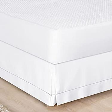 Imagem de Saia para Cama Box King Bia Enxovais Branco Tecido