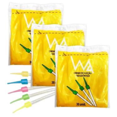 Imagem de Sugador Endodôntico Descartável Kit c/ 60 Unidades - WA