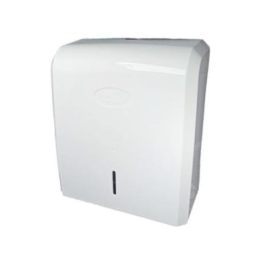 Imagem de Dispenser Papel Toalha Interfolha Nobre Com Tampa Frontal e Kit de Ins