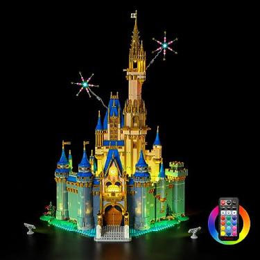 Imagem de BRIKSMAX Led Lighting Kit for LEGO-43222 Disney Castle（Remote Control Version） - Compatible with Lego Disney Building Blocks Model- Not Include Lego Set