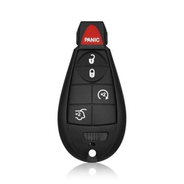 Imagem de Keylessbest Substituição para controle remoto Jeep Commander Grand Cherokee 2010 2011 2012 2013 M3N5WY783X 5 botões 433MHz