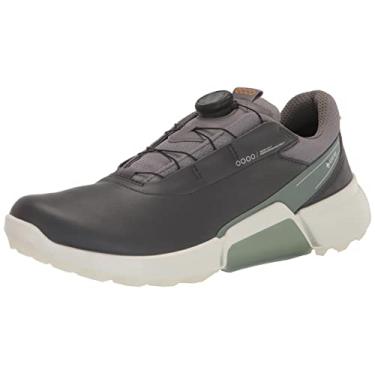 Imagem de ECCO Sapato de golfe masculino Biom Hybrid 4 Boa Gore-tex impermeável, Ímã/verde gelado, 6-6.5