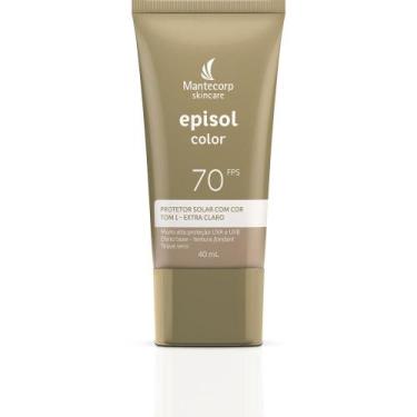 Imagem de Protetor Solar Facial Episol Color Tom 1 Ext Claro Fps 70 - MANTECORP,