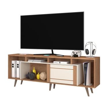 Imagem de Rack Roma Sala Para Tv Até 75 Polegadas Canelato-off White Canelato-off White