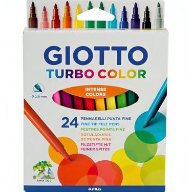 Imagem de Caneta Hidrocor Turbocolor Giotto 24 Cores