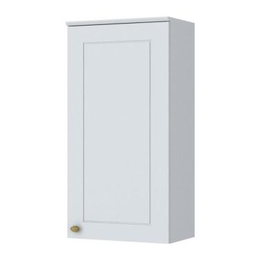 Imagem de Armário Aéreo 1 Porta 40cm Americana Branco - Móveis Henn Branco