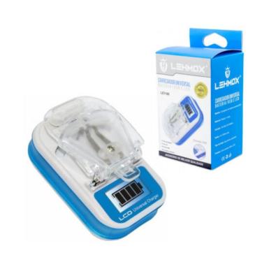 Imagem de Carregador Universal Bateria Usb E Lcd Lehmox Ley-60
