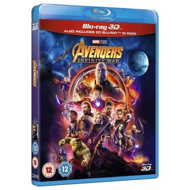 Imagem de KUOBI Vingadores Da Marvel: Guerra Infinita (Blu-Ray 3D + Blu-Ray)