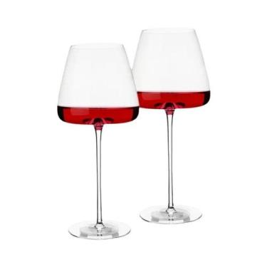Imagem de Taça De Vinho Tinto 260-650ml, Cristal Ultrafino Feito À Mão, Borgonha
