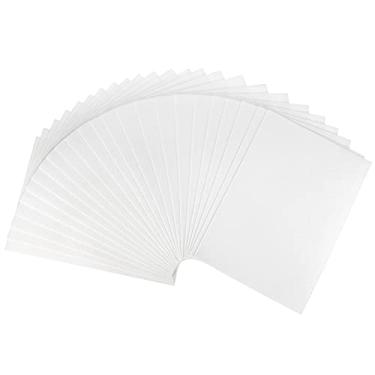 Imagem de uxcell Folhas de espuma EVA com glitter branco, 28 x 20 cm, 2 mm de espessura, para projetos de artesanato, faça você mesmo, 24 peças