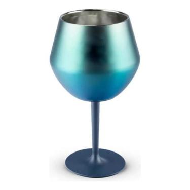 Imagem de Taça De Gin 2 Em 1 Térmico Inox Parede Dupla Whisky 410ml - Sem Marca,