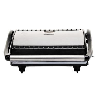 Imagem de Sanduicheira Grill Amvox AMS800 Preta com Prata 127V