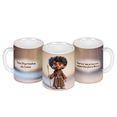 Imagem de Caneca branca católica divina animação (14935)