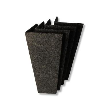 Imagem de Kit 4 Arranhador Para Gatos Protetor Canto Sofá e Cama Box Mdf Carpete