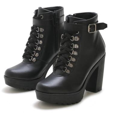 Imagem de Bota Feminina Tratorada Preto - Yes Basic, Preto, 39