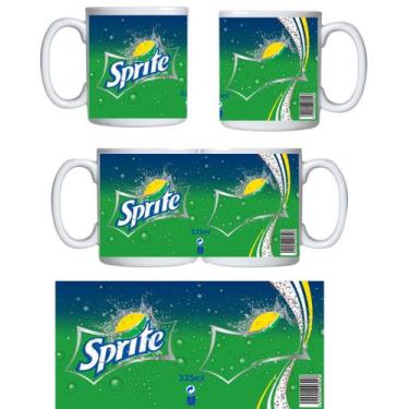 Imagem de Caneca Porcelana 350ml Tema Refrigerante Sprite fornecedor M&M Present