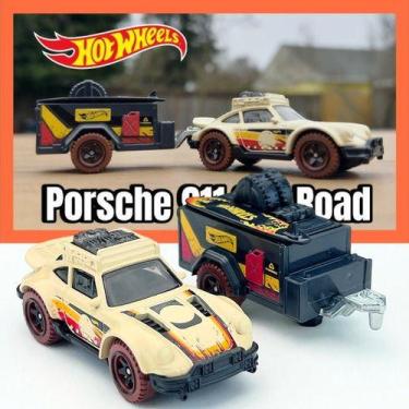 Imagem de Caminhão Hot Wheels Track Fleet Mattel Original Sortido, Porsche 911 o