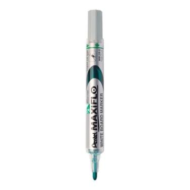 Imagem de Marcador VERDE Quadro Branco Maxiflo Ponta Fina - MWL5S-D - Pentel