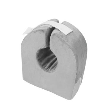 Imagem de TINAYAUE Almofadas para elevação do pé anel de escaras para adultos, suporte de proteção do calcanhar no tornozelo para reduzir a dor, úlcera dolorida por pressão, descanso de perna (1, cinza, tamanho