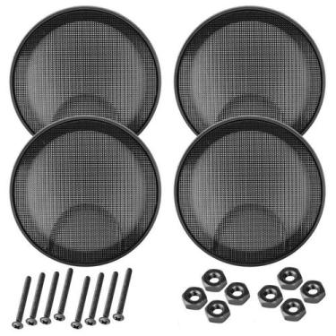 Imagem de Kit 4 Telas Alto Falante 6 Polegadas Com Parafusos Metálica - PERMAK