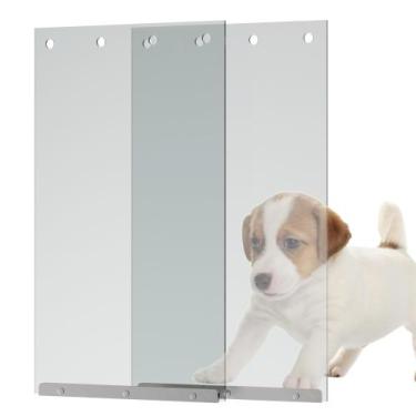 Imagem de Pacote com 2 abas de substituição para portas para cães XL - MIAOTONG