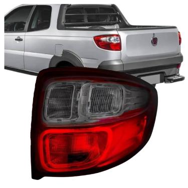 Imagem de Lanterna Direita Traseira para Fiat Strada 2014 A 2019 Fumê
