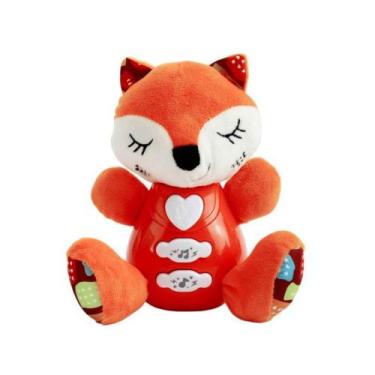 Imagem de Pelúcia Raposa Musical com Luz e Som Laranja - CLINGO