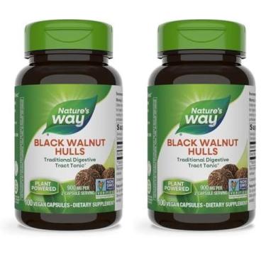 Imagem de Suplemento Nature's Way Black Walnut Hulls 100 cápsulas x2