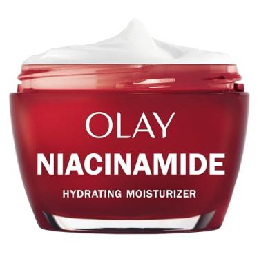 Imagem de Olay Hidratante facial de niacinamida, creme firmador para mulheres, não oleoso - antirrugas, antienvelhecimento, hidratante, renovador, barreira de pele mais forte, suaviza - peptídeos, 50 ml