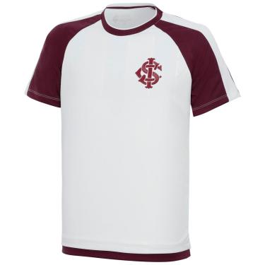 Imagem de Camiseta Internacional Historic Feminina, Vinho/Branco, P