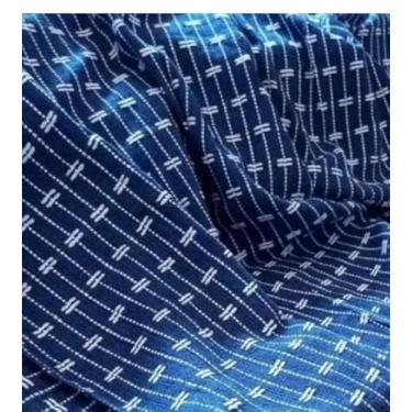 Imagem de 02 Unidades Manta Para Sofá Grande Decorativa Coberta Luxuosa Gigante 2,50 x 1,80 Modelo Tijolinho(02 Manta Azul Com Branco)