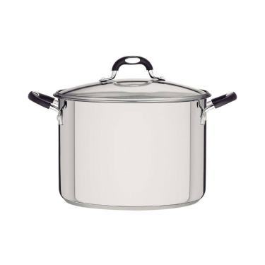 Imagem de Caldeirão Tramontina Astro Aço Inox Tampa de Vidro 30 cm 20,8 Litros