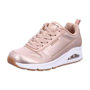 Imagem de Skechers Tênis feminino Uno-Metallixs, Ouro rosa, 36