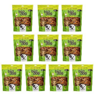 Imagem de 10x Petisco Biodog Gourmet Loop 100g
