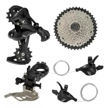 Imagem de Kit Transmissão Comcassete Absolute A7 20v 2x10 Mtb